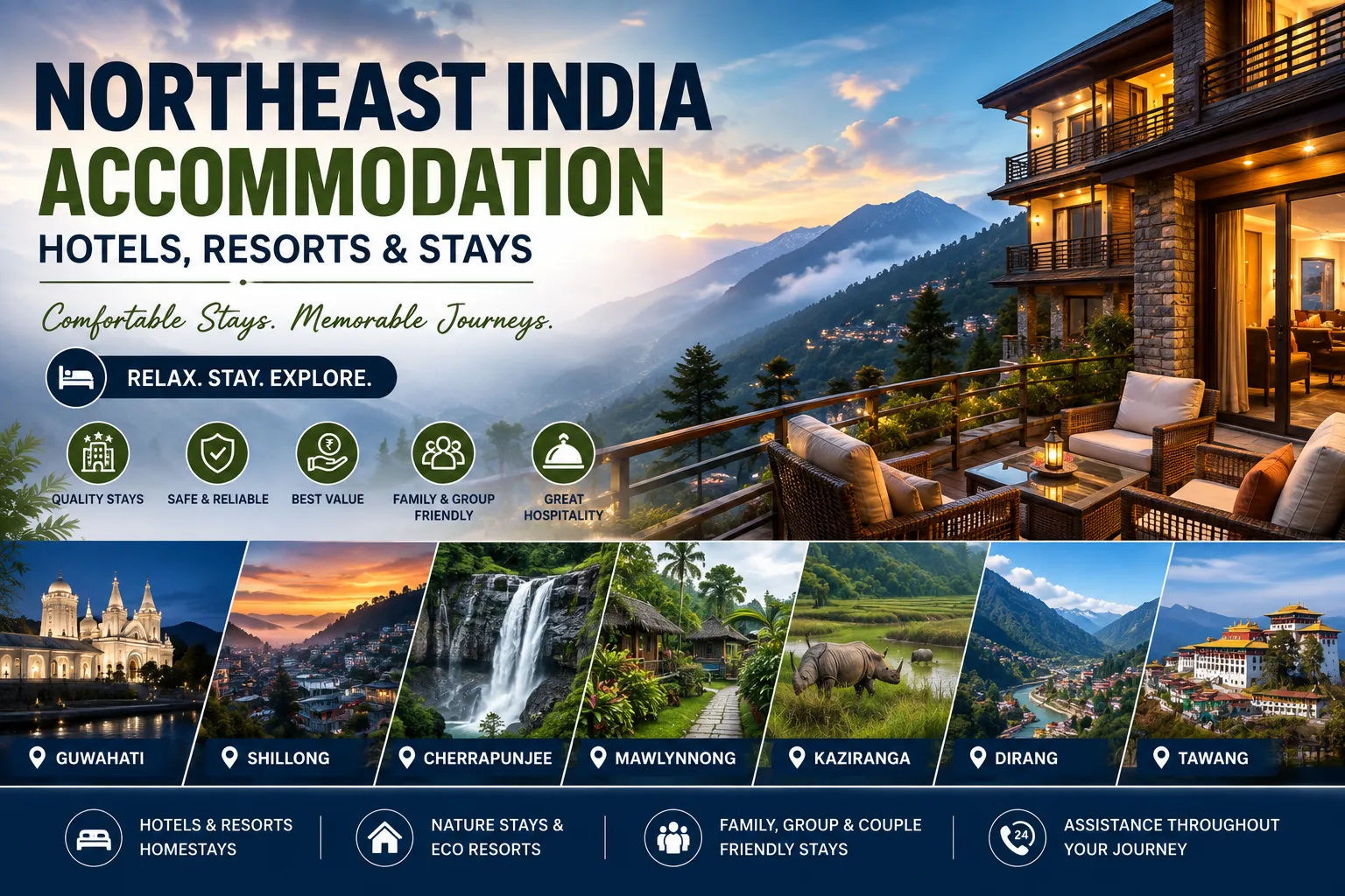 Northeast India Accommodation